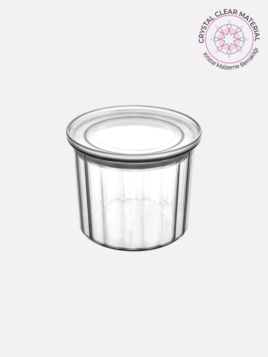 Kristal Saklama Kabı - 0,5 Lt