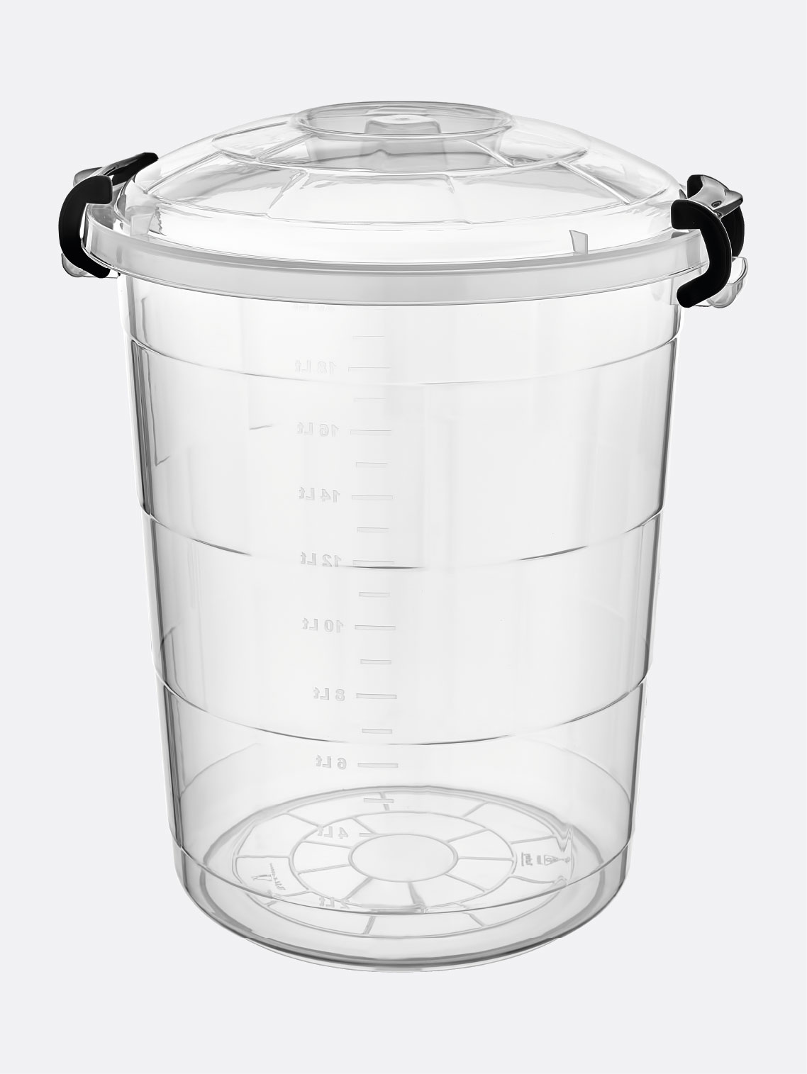 Şeffaf Bakliyat Kovası - 65 Lt