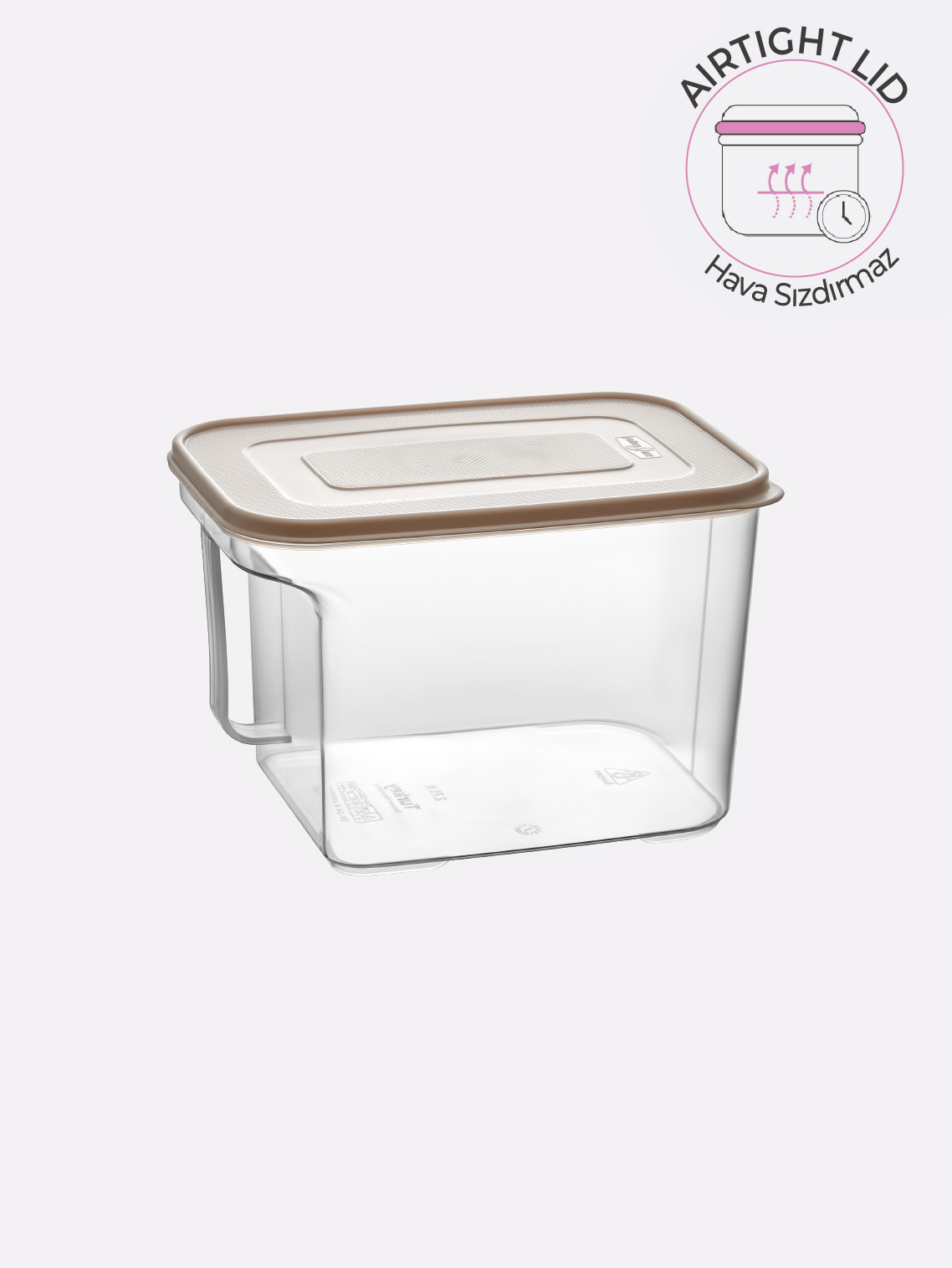 Saplı Derin Saklama Kabı  - 3,25 Lt
