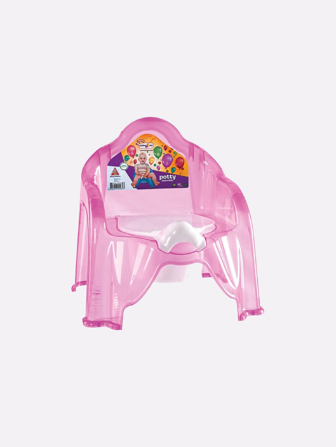 Şeffaf Potty Lazımlık