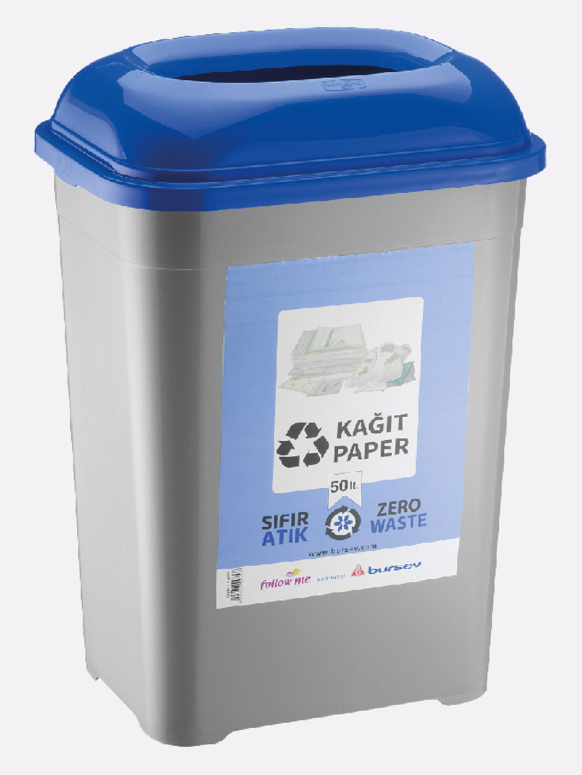 Waste Dustbin For Paper - 50 Lt