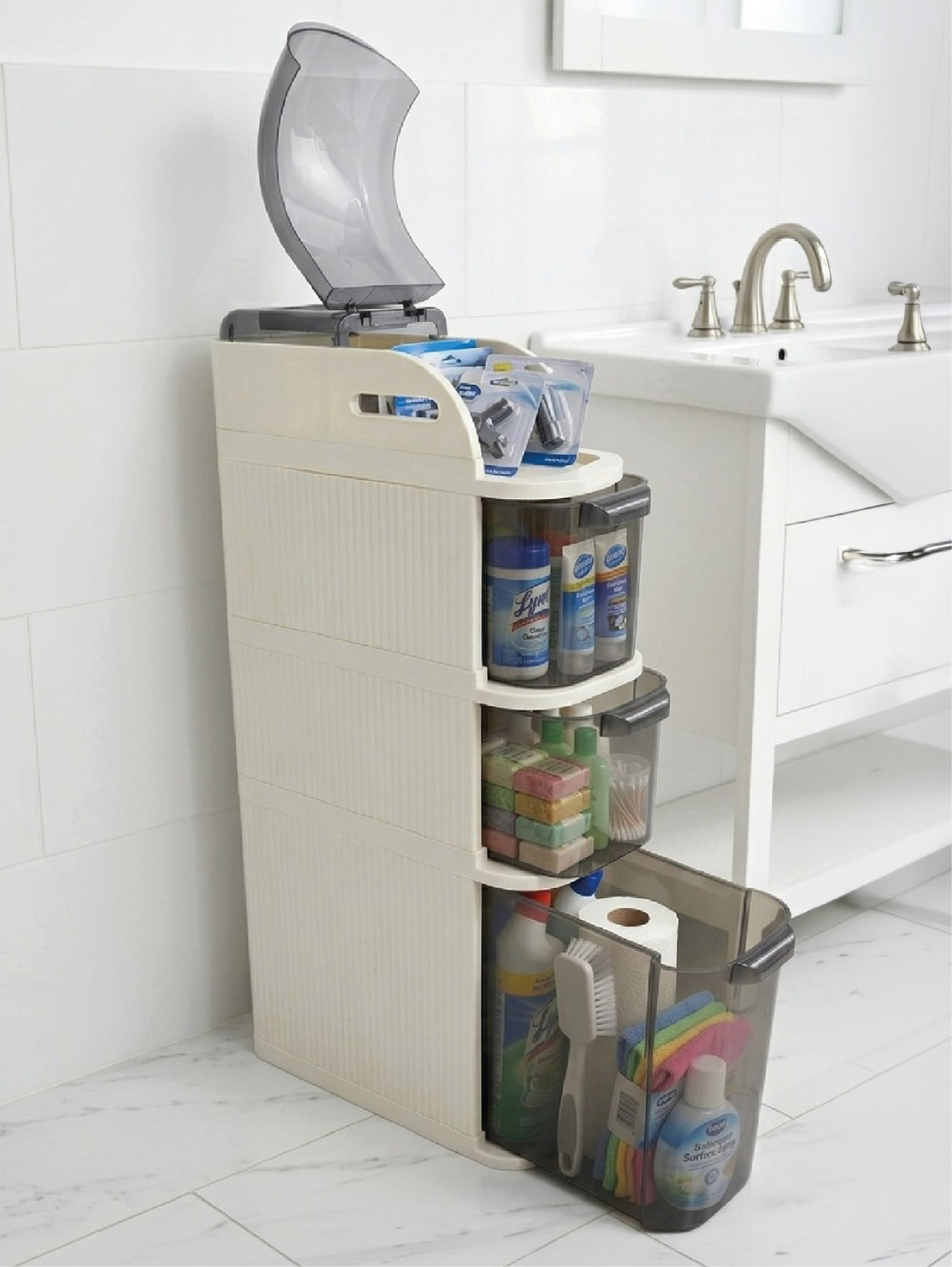 XL Pro Slim Rolling Cabinet